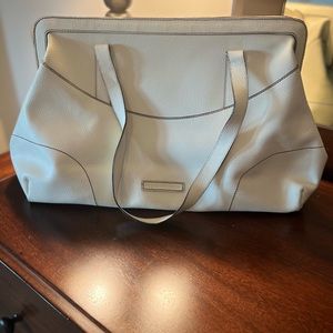 BCBG Max Azria cream tote